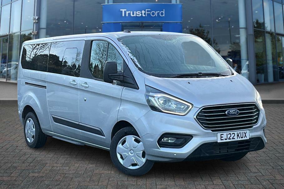 Compare Ford Tourneo Custom Custom 2.0 Ecoblue 130Ps Low Roof 9 Seater EJ22KUX Silver