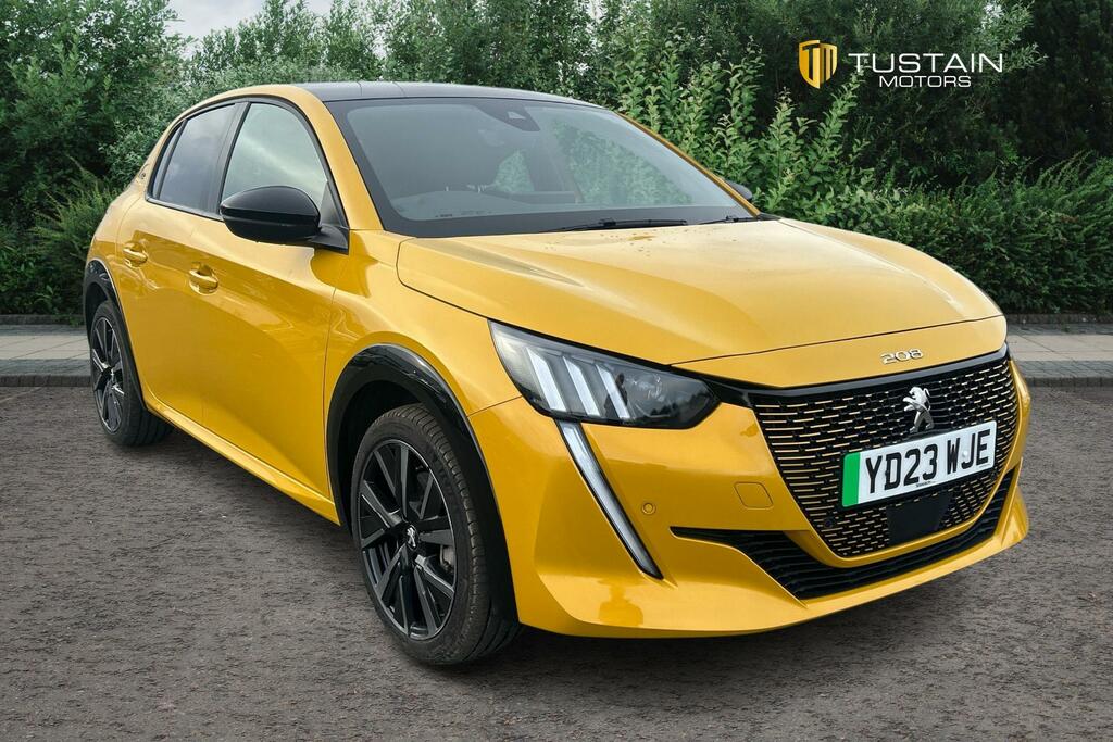Compare Peugeot 208 208 Gt Ev YD23WJE Yellow