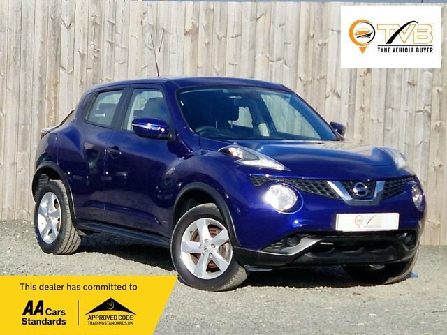 Compare Nissan Juke 1.6 Visia 94 Bhp - Free Delivery YK66FBP Blue