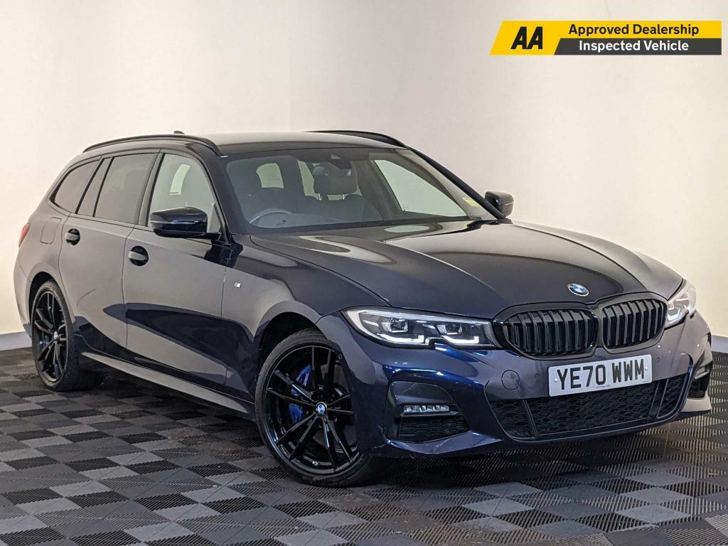 Compare BMW 3 Series 2.0 330E 12Kwh M Sport Pro Edition Touring Xd YE70WWM Blue