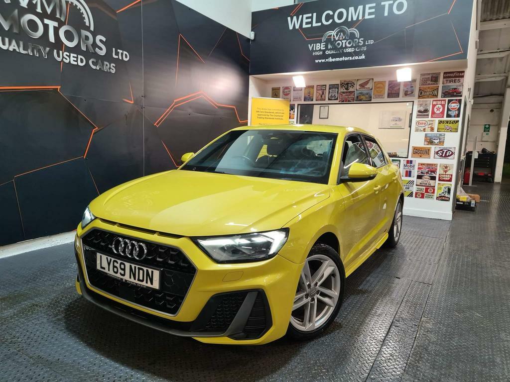 Compare Audi A1 A1 Sportback 25 Tfsi S Line LY69NDN Yellow