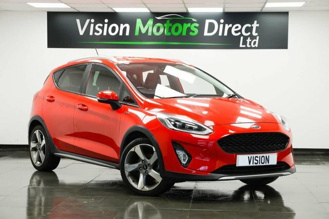 Compare Ford Fiesta 1.0L Active X 138 Bhp EY68XGW Red