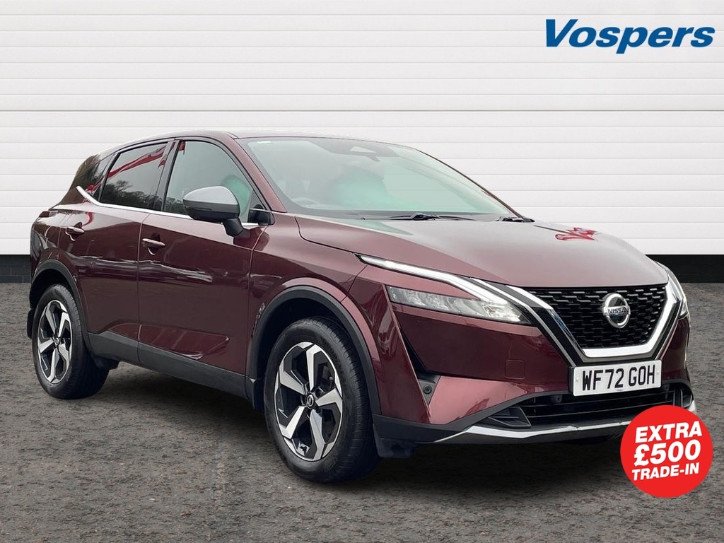 Compare Nissan Qashqai 1.3 Dig-t Mh N-connecta WF72GOH Red