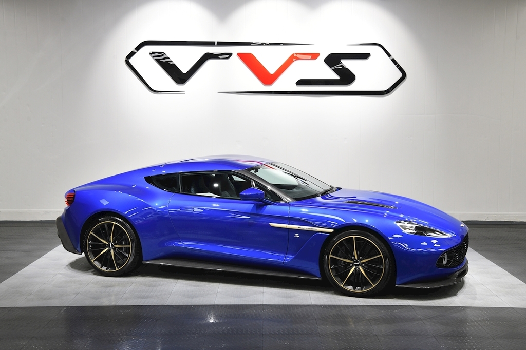 Compare Aston Martin Vanquish V12 Zagato V12ZAG Blue