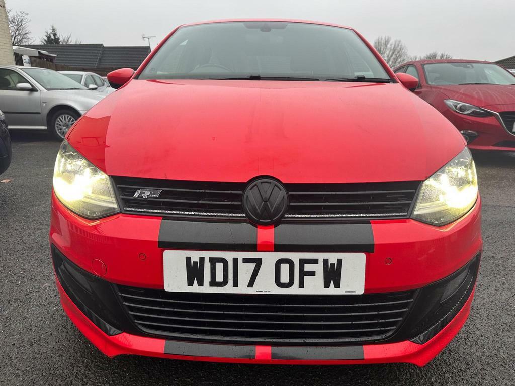 Volkswagen Polo 1.2 Tsi R-line Euro 6 Ss Red #1