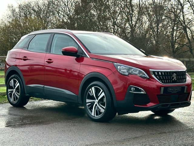 Compare Peugeot 3008 Bluehdi Ss Active KR69ZZO Red