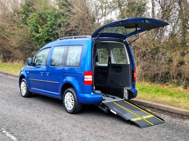 Compare Volkswagen Caddy Wheelchair Accessible Disabled Access Ramp Car HF15OET Blue
