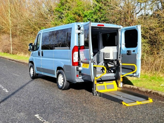 Compare Peugeot Boxer Wheelchair Accessible Disabled Access Vehicle WF13XEV Blue