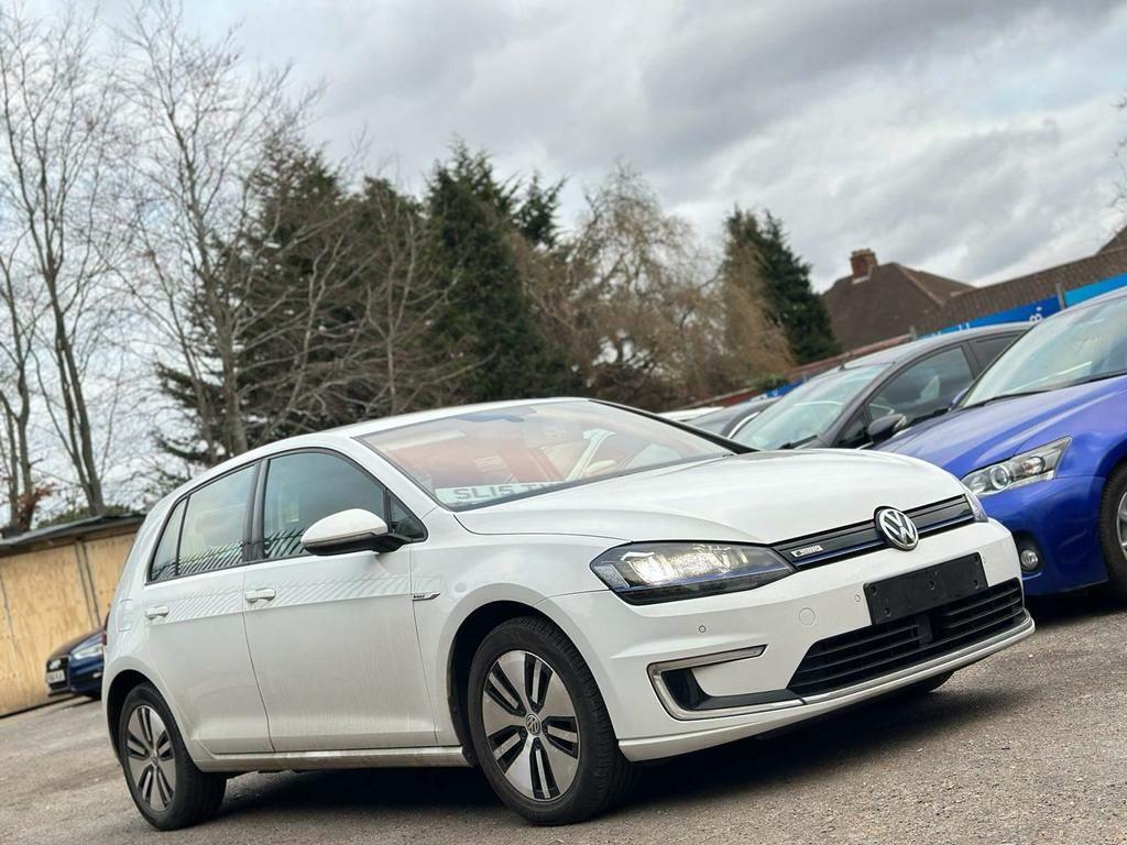 Compare Volkswagen e-Golf Auto  White