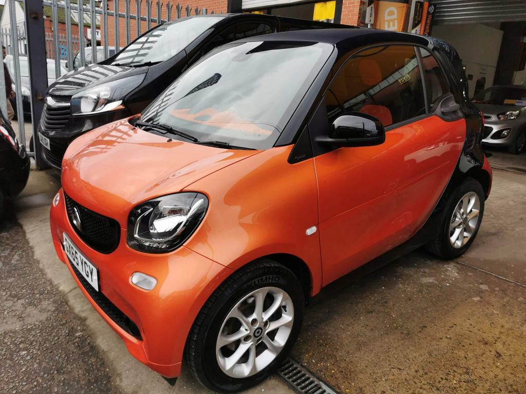 Compare Smart Fortwo 1.0 Passion Twinamic Euro 6 Ss GX65YGY Orange