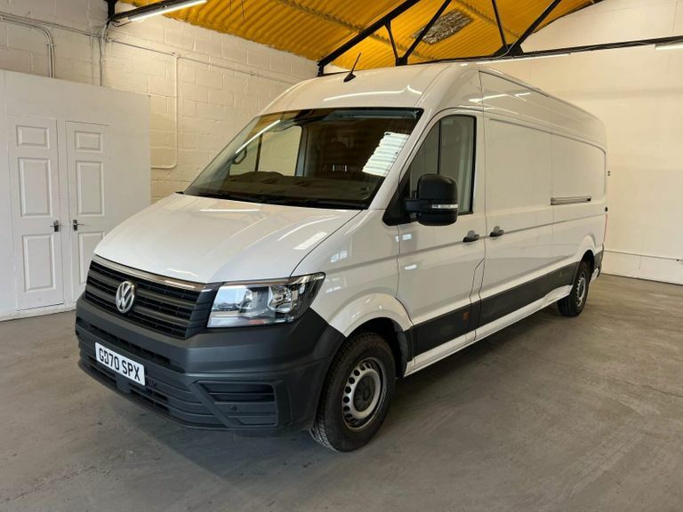 Compare Volkswagen Crafter 2.0 Tdi Cr35 Trendline Fwd Lwb High Roof Euro 6 S GD70SPX White