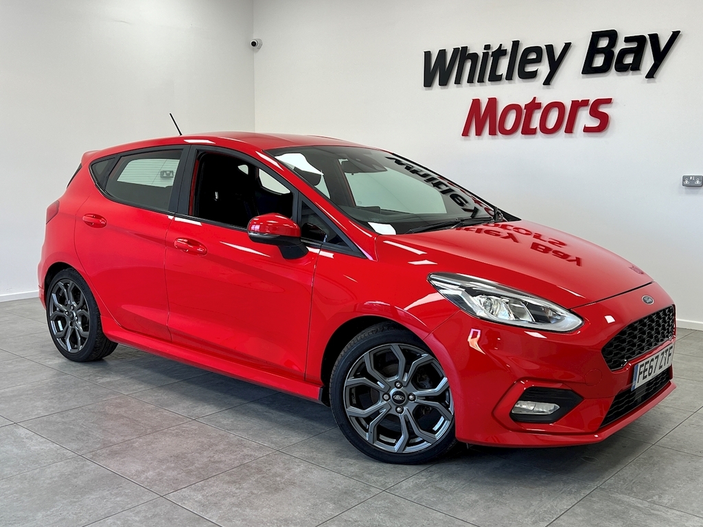 Compare Ford Fiesta St-line FE67ZTF Red