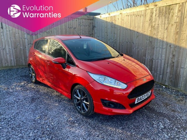 Compare Ford Fiesta 1.0 St-line 124 Bhp BA03FEZ Red