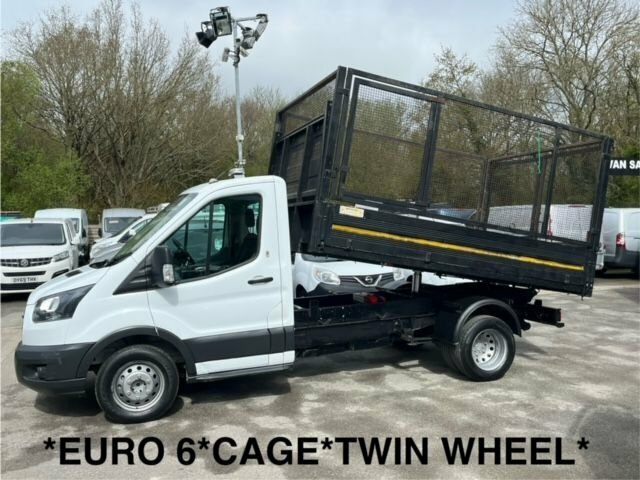 Compare Ford Transit Custom Euro 6 Cage Tipper YN17NLZ White