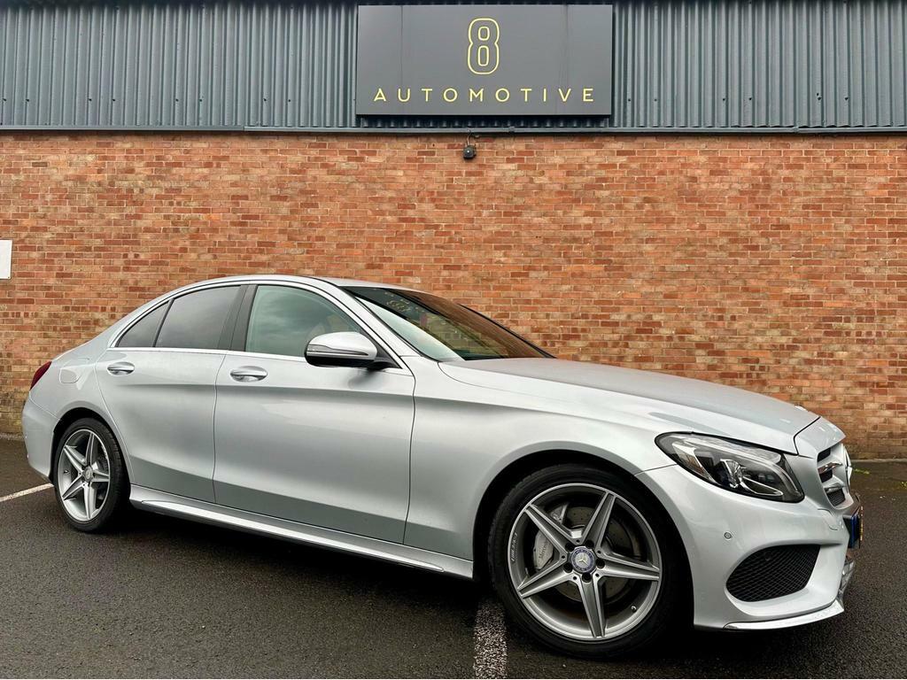 Compare Mercedes-Benz C Class 2.1 C220d Amg Line 7G-tronic Euro 6 Ss  Silver
