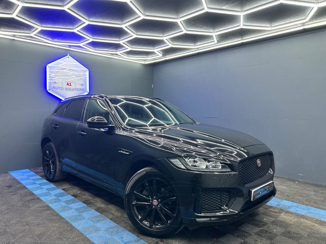 Compare Jaguar F-Pace 2019 2.0 Chequered Flag Awd 178 Bhp KN69EUK Black