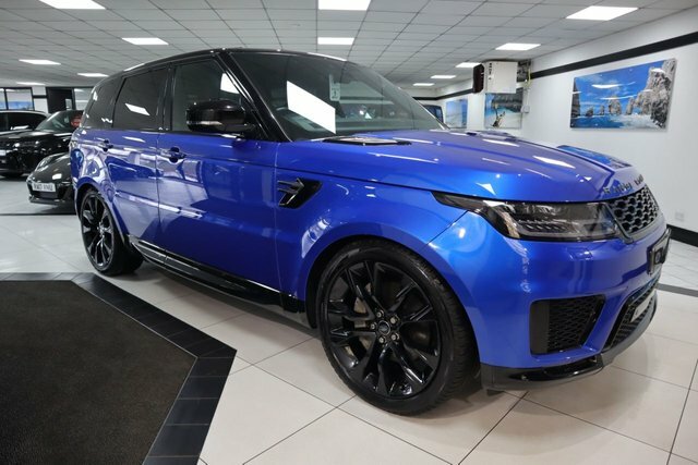 Compare Land Rover Range Rover Sport 3.0 D300 Hse Silver Mhev NG21XBT Blue