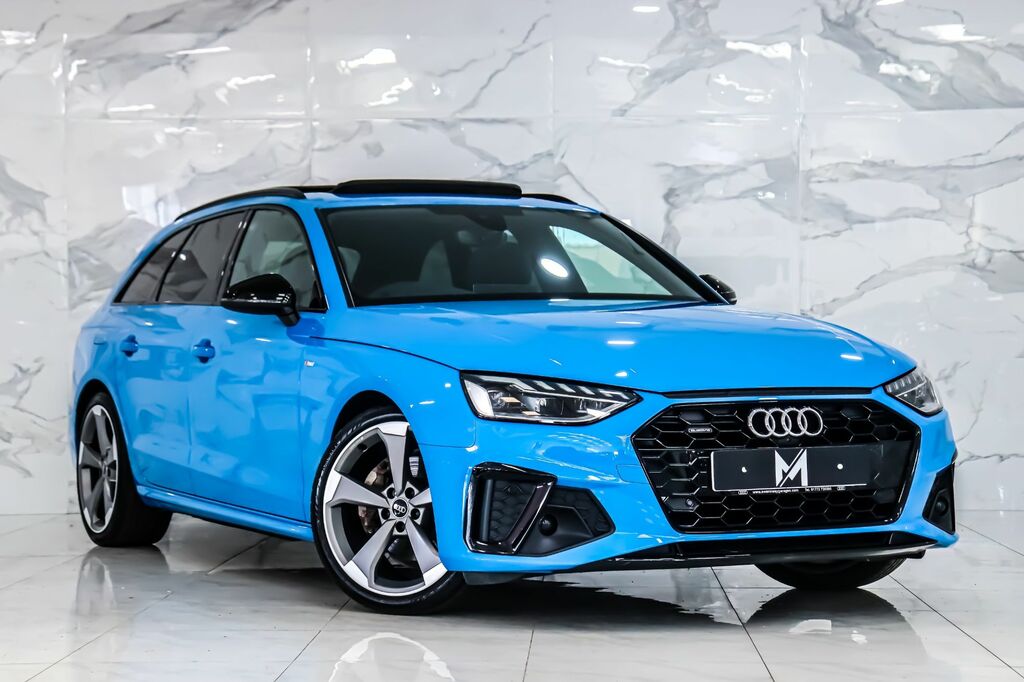 Compare Audi A4 Avant A4 S Line Black Edition 40 Tdi Mhev Q KP21PXV Blue