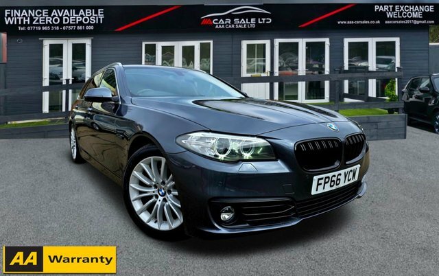 Compare BMW 5 Series 2.0 520D Luxury Touring 188 Bhp FP66YCW Grey