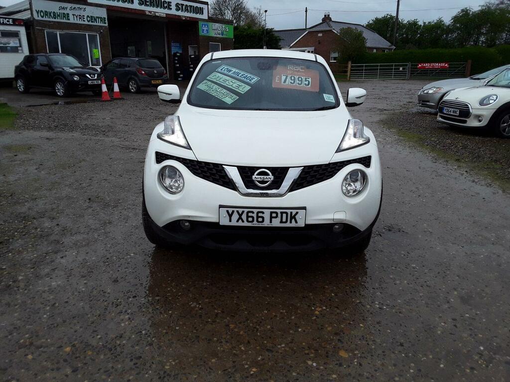 Compare Nissan Juke Suv 1.5 Dci N-connecta 2016 YX66PDK White
