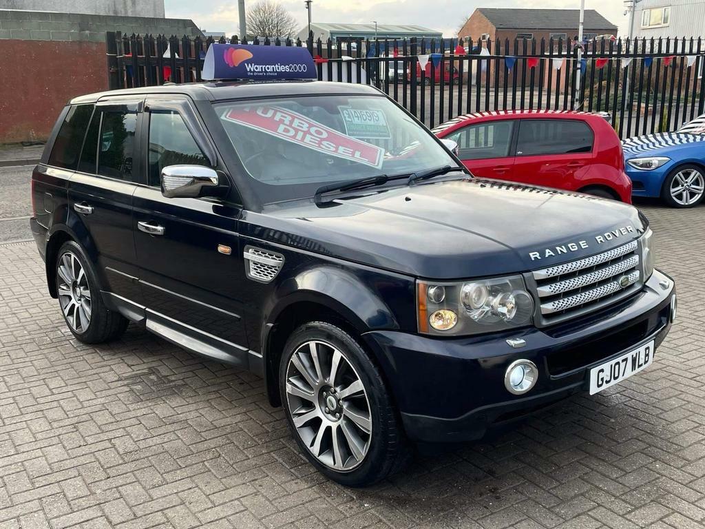 Compare Land Rover Range Rover Sport Hse GJ07WLB Blue