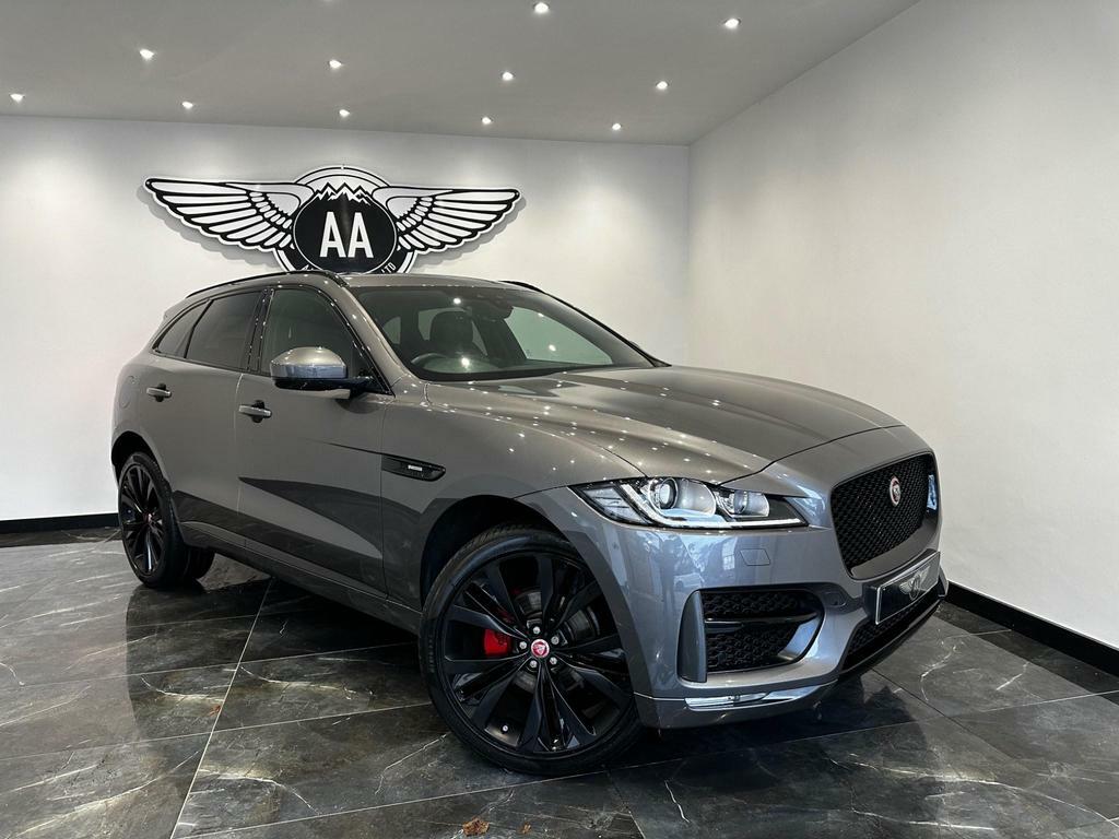 Compare Jaguar F-Pace 4X4 2.0 D180 R-sport Awd Euro 6 Ss 20 OW17OGG Grey