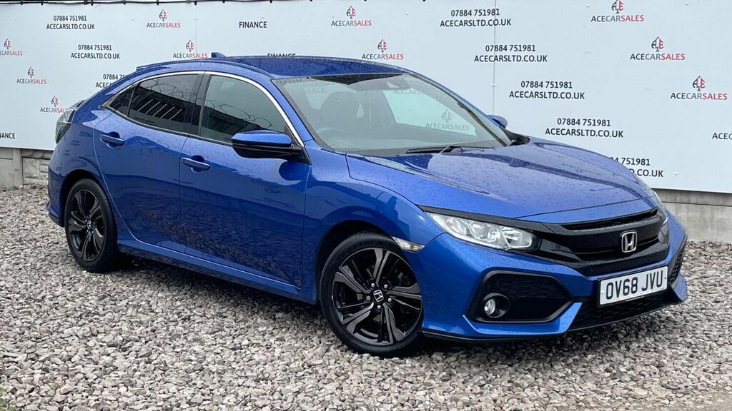 Compare Honda Civic Hatchback 1.6 I-dtec Sr Euro 6 Ss 201868 OV68JVU Blue