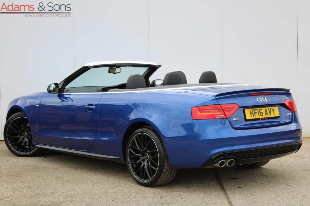Compare Audi A5 Convertible 2.0 Tdi S Line Special Edition Plus Mu HF16AVY Blue