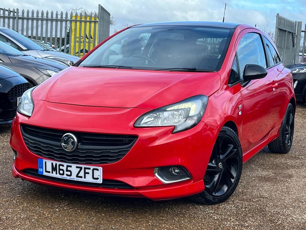 Compare Vauxhall Corsa Hatchback 1.0I Turbo Ecoflex Limited Edition Euro LM65ZFC Red