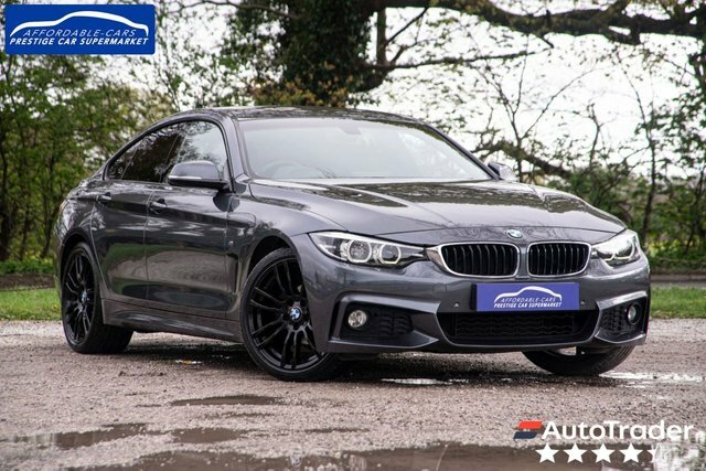 Compare BMW 4 Series Gran Coupe 2.0 420I M Sport Gran Coupe 181 Bhp YG67TWW Grey