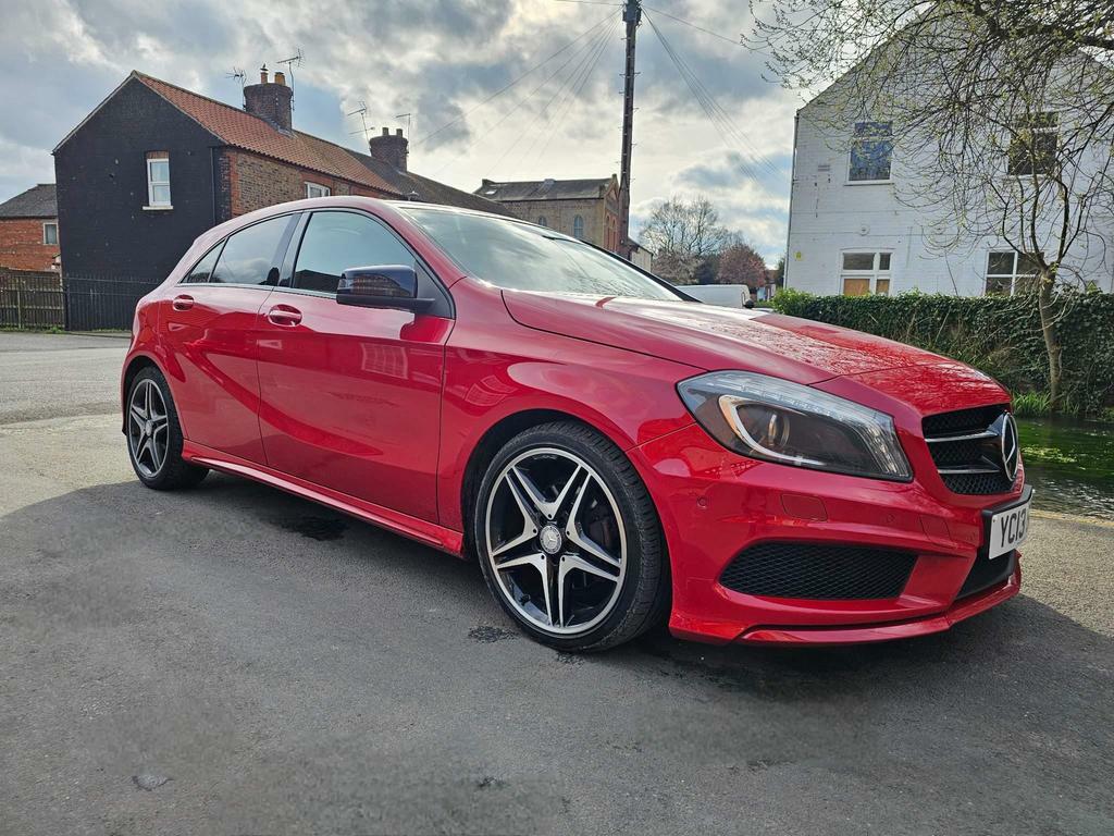 Compare Mercedes-Benz A Class 1.6 A200 Blueefficiency Amg Sport Euro 6 Ss YC13SGO Red