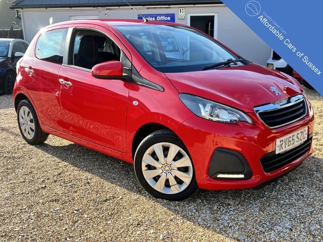 Compare Peugeot 108 1.0 Active 68 Bhp RV65SZC Red