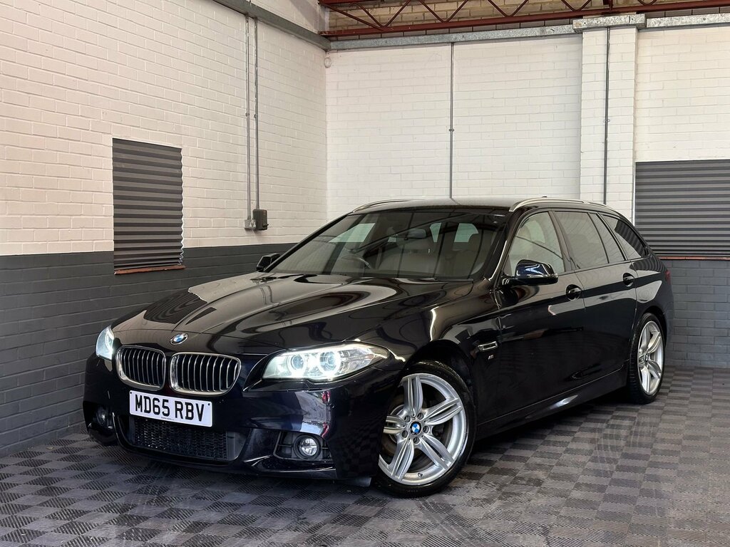 Compare BMW 5 Series 2.0 520D M Sport Touring Euro 6 S MD65RBV Black