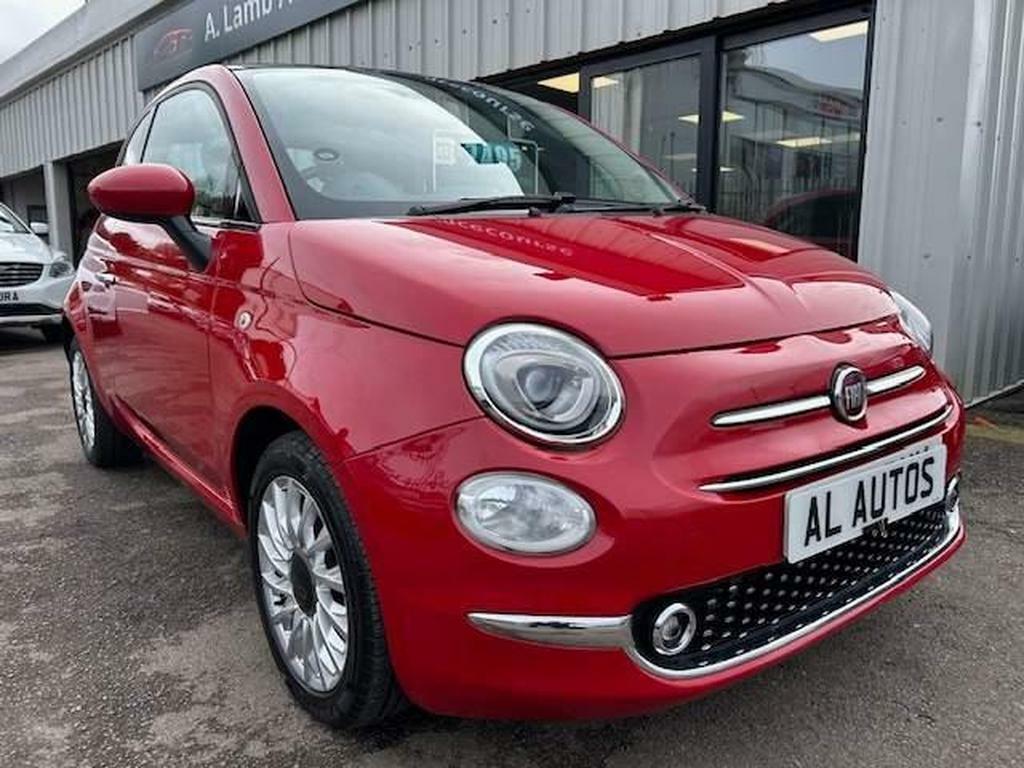 Compare Fiat 500 1.2 Lounge Euro 6 Ss  Red