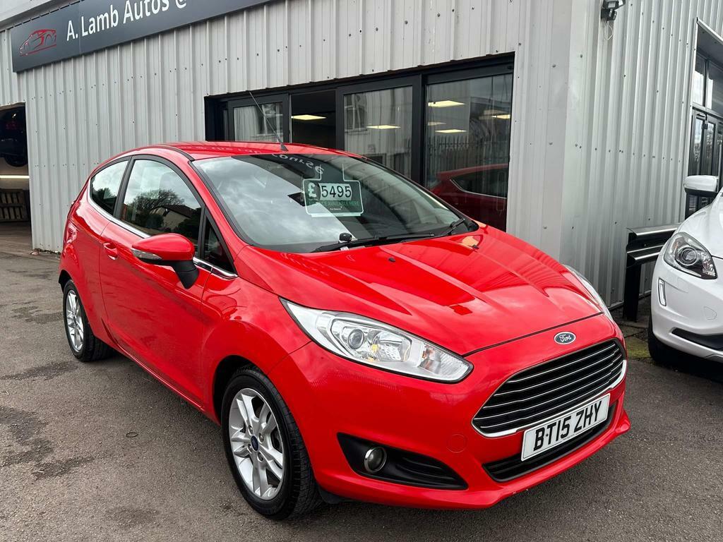 Compare Ford Fiesta 1.0T Ecoboost Zetec Euro 6 Ss BT15ZHY Red