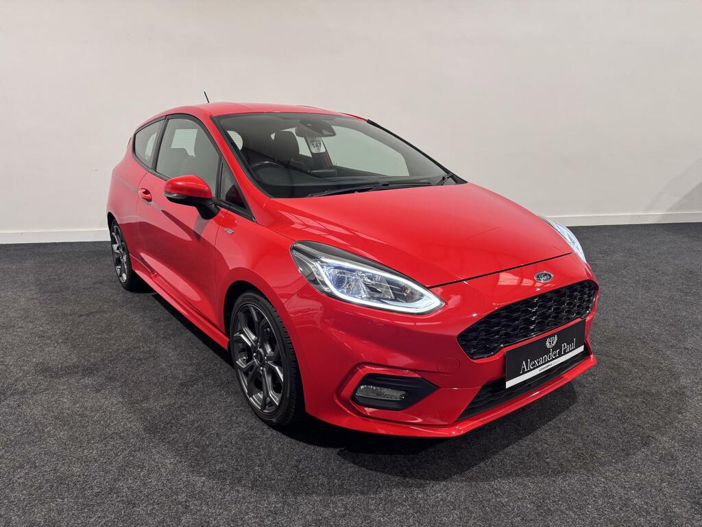 Compare Ford Fiesta 1.0T Ecoboost St-line Hatchback DY18AWJ Red