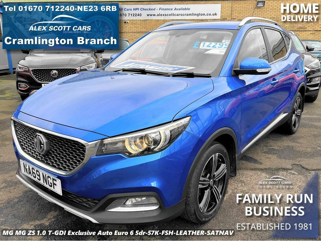 Compare MG ZS Exclusive NA69NGF Blue