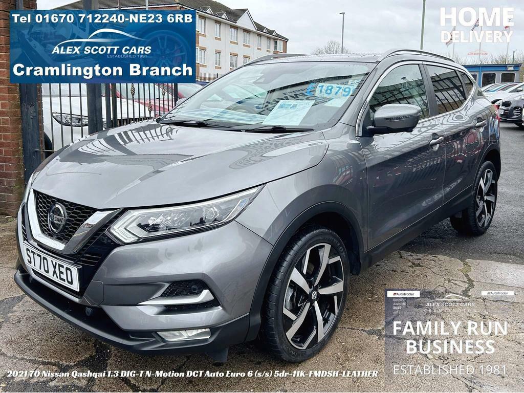Compare Nissan Qashqai 1.3 Dig-t N-motion Dct Euro 6 Ss ST70XEO Grey