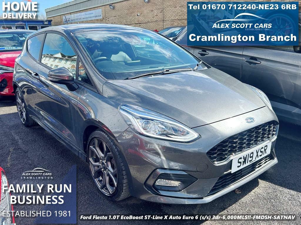 Compare Ford Fiesta 1.0T Ecoboost St-line X Euro 6 Ss SW19XSR Grey
