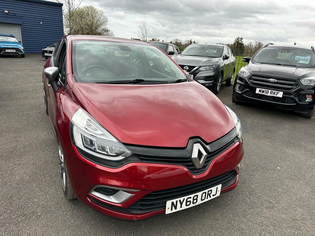 Compare Renault Clio 0.9 Tce Gt Line Euro 6 Ss NY68ORJ Red