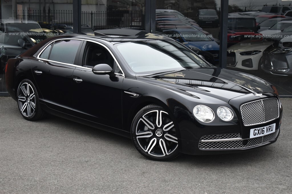 Compare Bentley Flying Spur 6.0L 6.0 W12 Saloon 4Wd Euro 6 62 GX16VRU Black