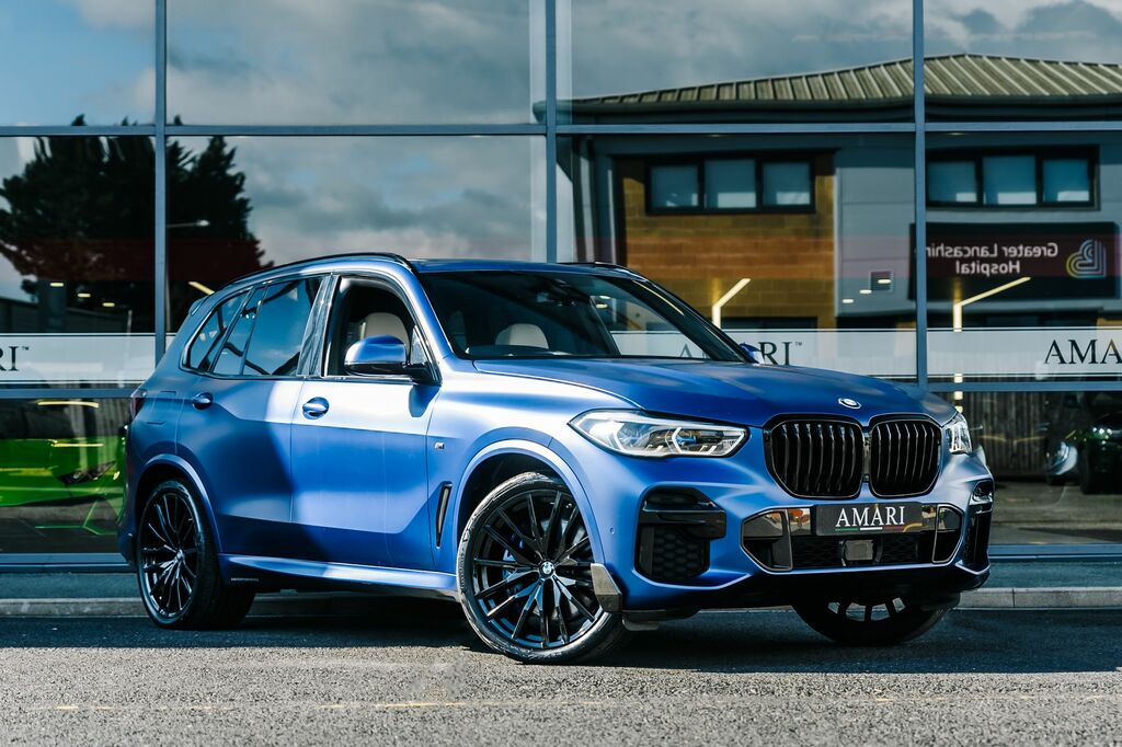 Compare BMW X5 Xdrive 40D M Sport Mhev  Blue
