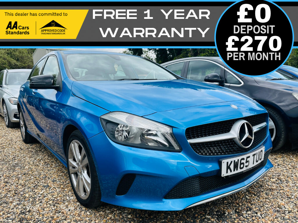 Compare Mercedes-Benz A Class A 180 Sport KW65TUO Blue
