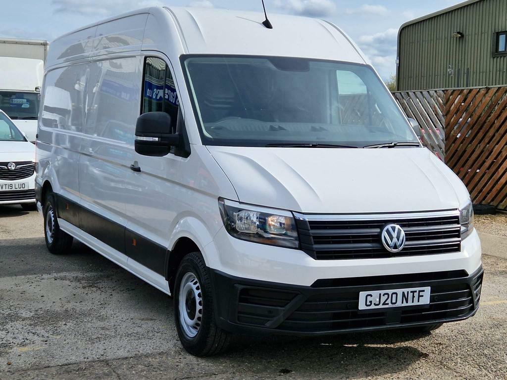 Compare Volkswagen Crafter 2.0 Tdi Cr35 Trendline Fwd Lwb High Roof Euro 6 S GJ20NTF White