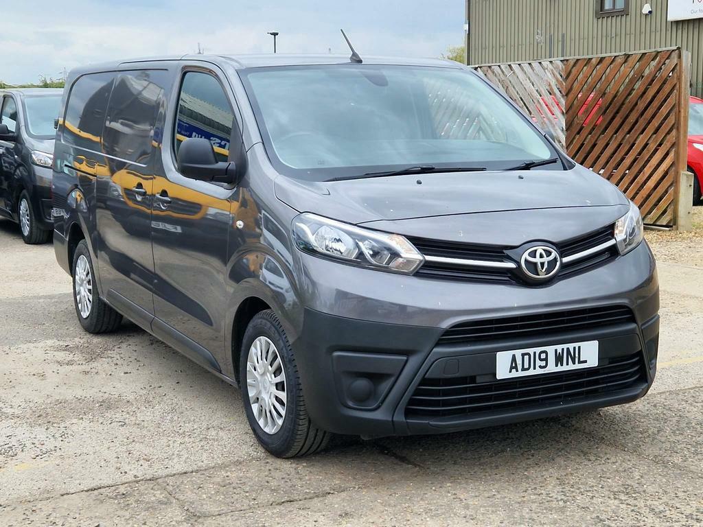 Compare Toyota PROACE 2.0D Icon Long Panel Van Lwb Euro 6 Ss AD19WNL Grey