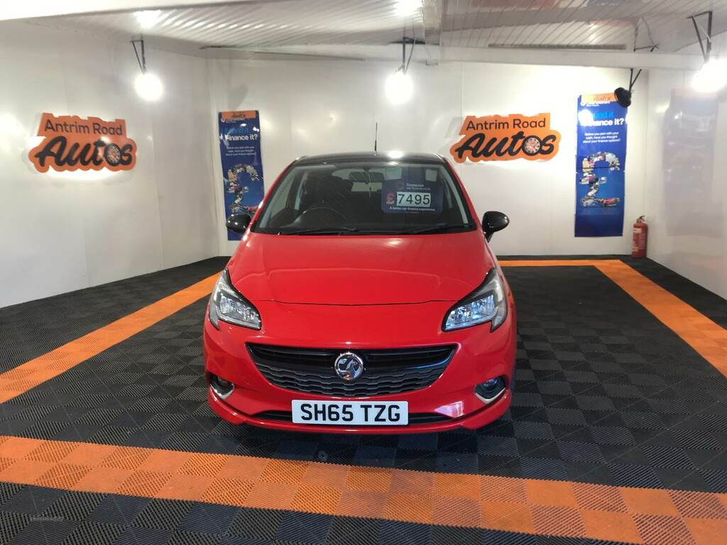 Compare Vauxhall Corsa 1.4 Limited Edition D22UCY Red