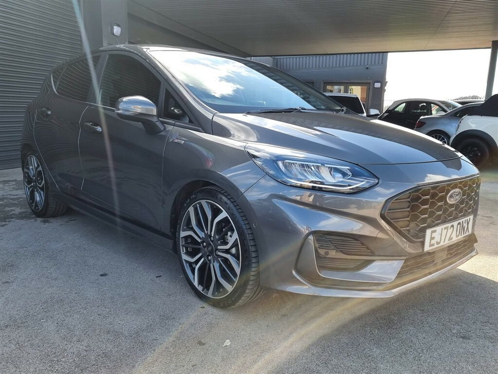 Compare Ford Fiesta 1.0T Ecoboost Mhev St-line X Edition Hatchback EJ72ONX Grey