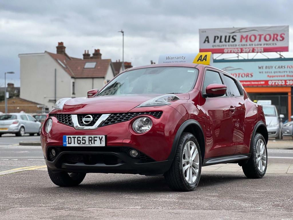 Compare Nissan Juke 1.6 N-connecta Xtron Euro 6 DT65RFY Red