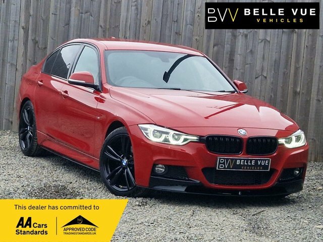 Compare BMW 3 Series 2.0 320D M Sport 188 Bhp - Free Delivery SH66YUU Red