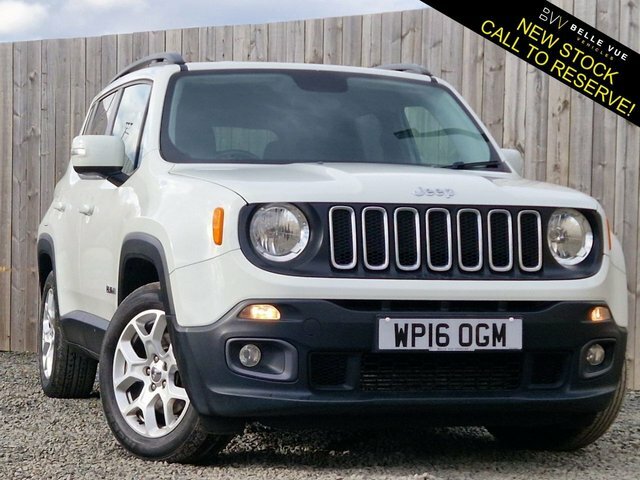 Compare Jeep Renegade 1.4 Longitude 138 Bhp - Free Delivery WP16OGM White